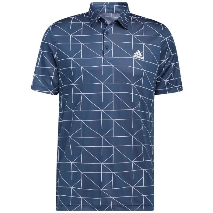 Adidas Lines Polo- Navy Blue